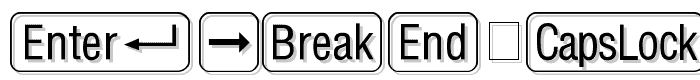 RRKeyCaps Normal font